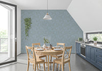 Papier peint minimaliste avec motif de feuilles de saule