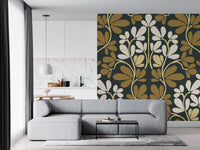 Wandbild „Goldene Blättersymmetrie“