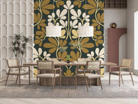 Wandbild „Goldene Blättersymmetrie“