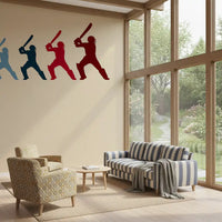 Wandbild „Cricket-Schlagmann in Bewegung“
