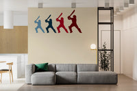 Wandbild „Cricket-Schlagmann in Bewegung“