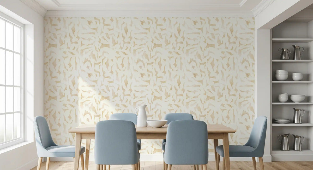 Abstract Organic Sandstone Shapes Wallpaper⁠