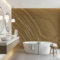 Minimalistische Sandstein-Fluss-Wandtapete
