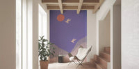 Zen-Wandbild „Bergflug-Landschaft“