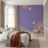 Zen-Wandbild „Bergflug-Landschaft“