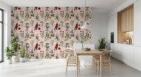 Medicinal Wildflower Garden Study Wallpaper⁠