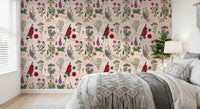 Medicinal Wildflower Garden Study Wallpaper⁠
