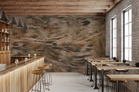 Wandbild „Erdige tonale Pinselstrichbewegung“