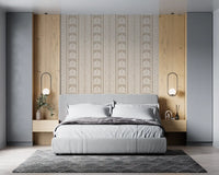 Beige Damask Stripe Heritage Wallpaper⁠