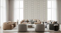 Soft Grey Heritage Damask Wallpaper⁠