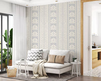 Soft Grey Heritage Damask Wallpaper⁠