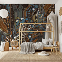 Wandbild „Starlit Botanical Rhythm“