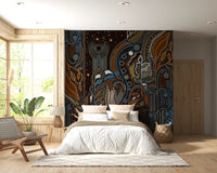Wandbild „Starlit Botanical Rhythm“