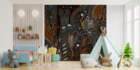 Wandbild „Starlit Botanical Rhythm“