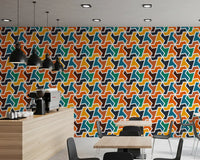 Abstracte polygonen en vormen behang⁠