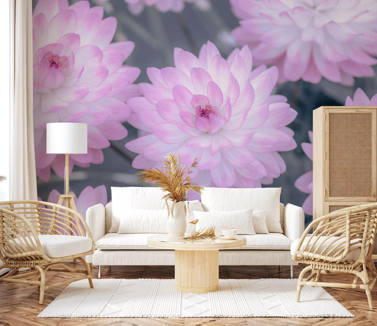 Wandbild „Watercolor Bloom Pastel Harmony“