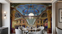 Panorama mural architectural du marché londonien victorien