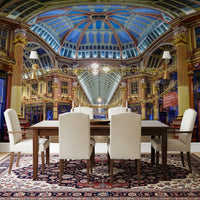Panorama mural architectural du marché londonien victorien