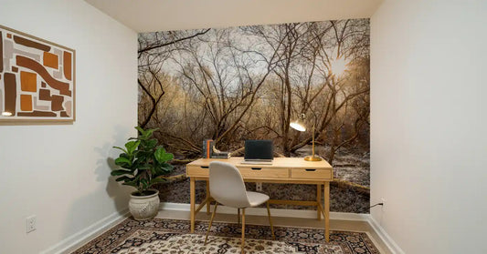 Sun-Drenched Wilderness Canopy Wall Mural