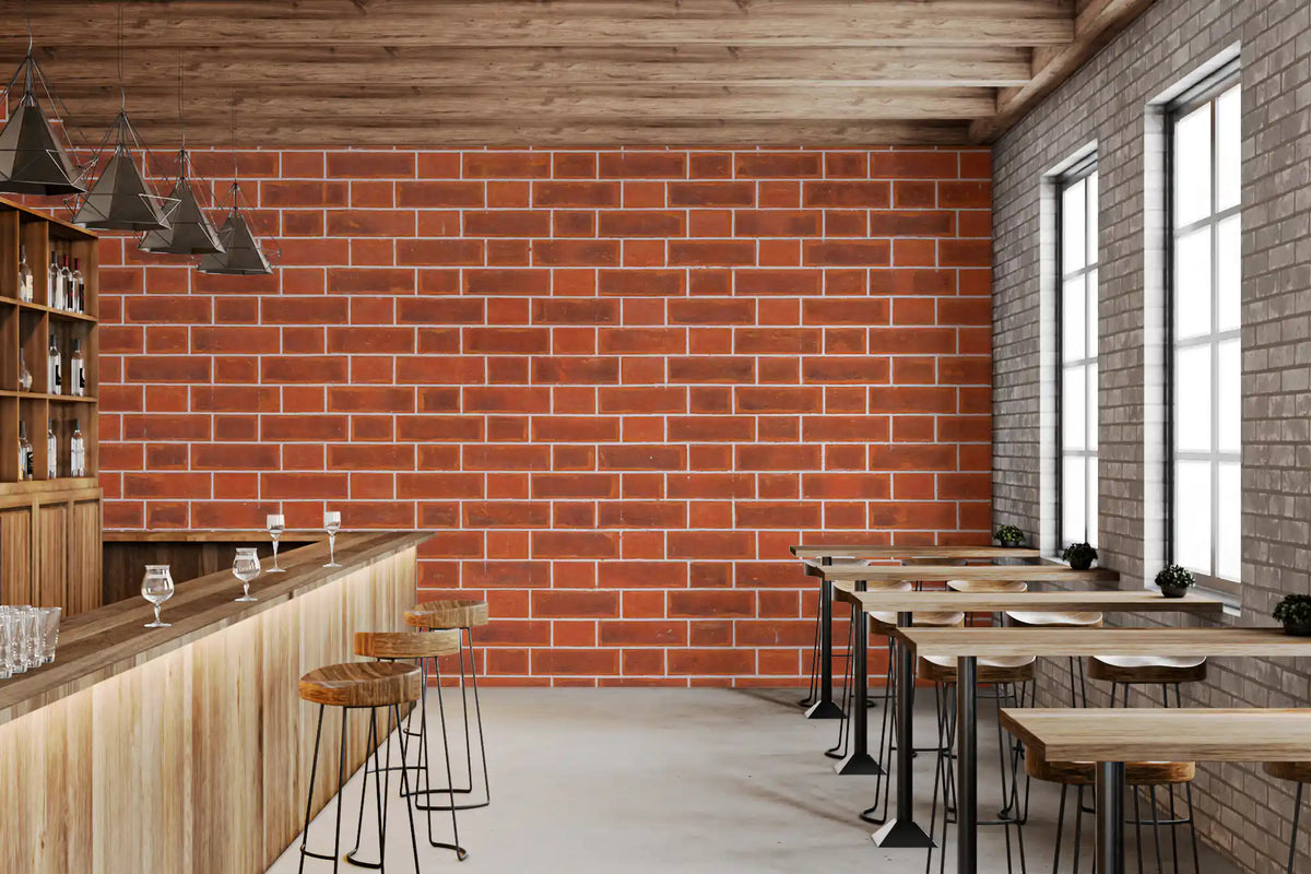 Papier peint panoramique mural « Loft urbain en maçonnerie apparente »