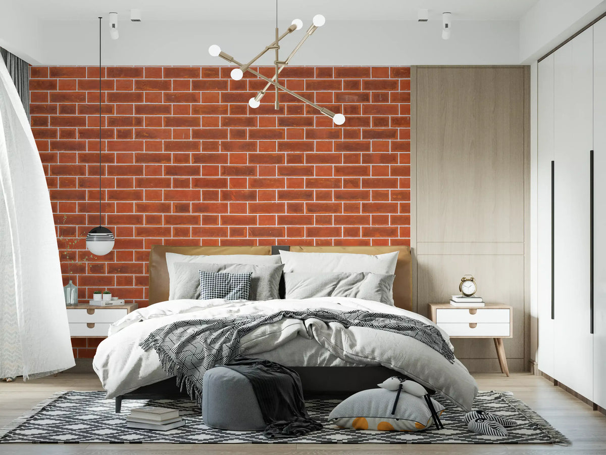 Papier peint panoramique mural « Loft urbain en maçonnerie apparente »
