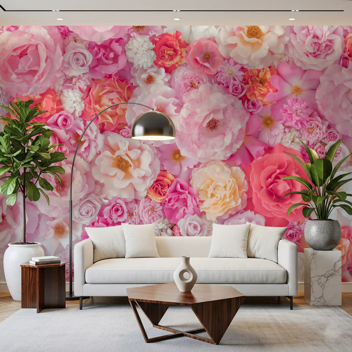 Panoramique mural Summer Garden Petal Symphony