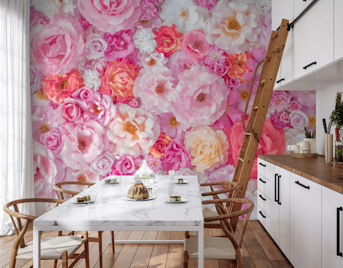 Panoramique mural Summer Garden Petal Symphony