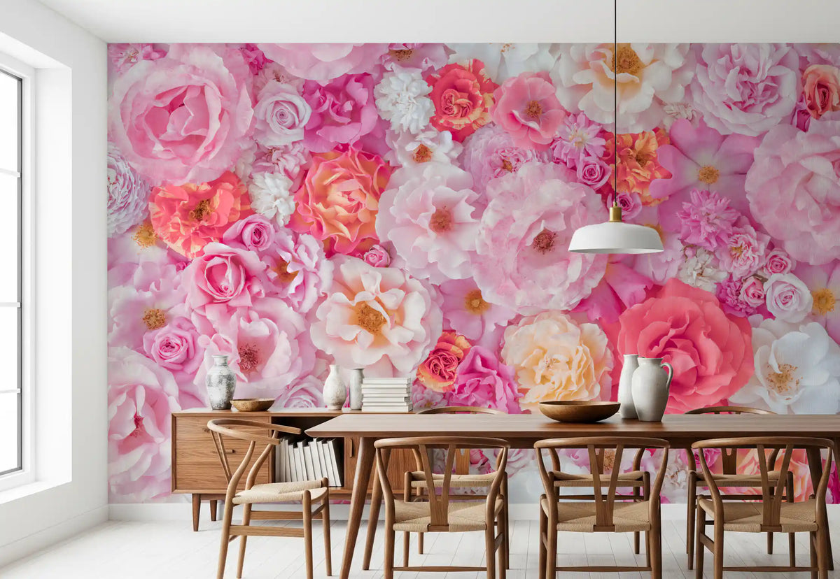 Panoramique mural Summer Garden Petal Symphony
