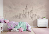 Castle Dreams – Vintage creme vægmaleri