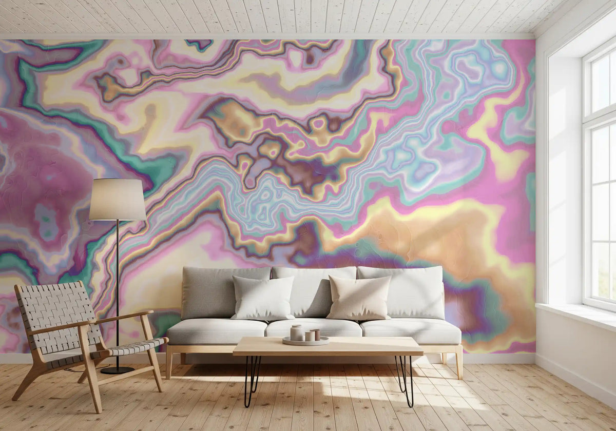 Wandbild „Liquid Dreamscape Curves Marble“