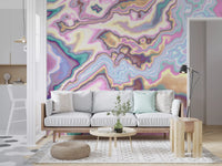 Wandbild „Liquid Dreamscape Curves Marble“