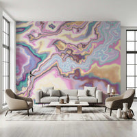 Wandbild „Liquid Dreamscape Curves Marble“