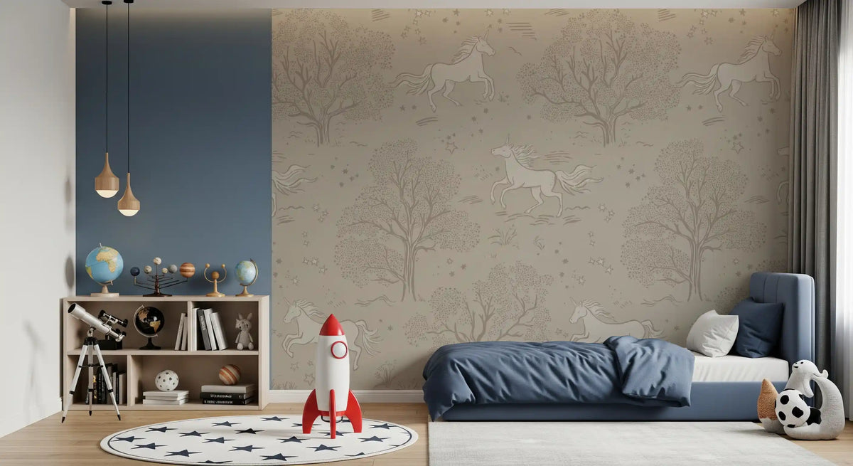 Paysage mural Magical Unicorn Dreamland - Sandstone