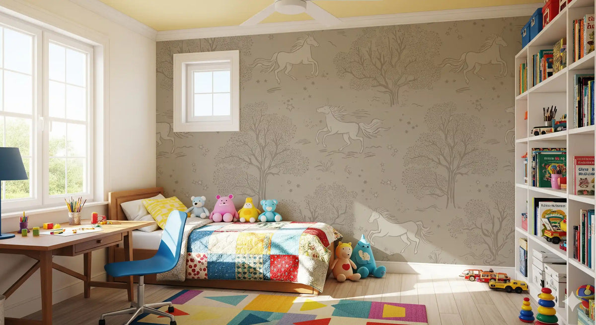 Paysage mural Magical Unicorn Dreamland - Sandstone