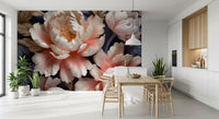 Wandbild „Soft Blush Peony Petals in Bloom“