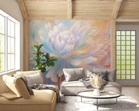 Ätherisches Wandbild „Pastellblüte“