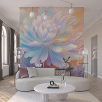 Ätherisches Wandbild „Pastellblüte“