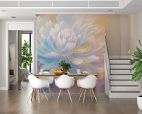 Ätherisches Wandbild „Pastellblüte“