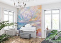 Ätherisches Wandbild „Pastellblüte“
