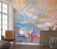 Ätherisches Wandbild „Pastellblüte“