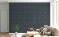 Tapete „Midnight Geometry Linear Tile“⁠
