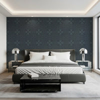 Tapete „Midnight Geometry Linear Tile“⁠