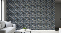 Modern Geographic Tonal Motif Wallpaper⁠