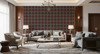 Heritage Folk Embroidery Motif Wallpaper⁠