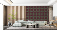 Heritage Folk Embroidery Motif Wallpaper⁠