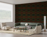 Tapetenbild mit geometrischem Ethno-Muster