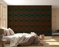 Tapetenbild mit geometrischem Ethno-Muster