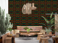 Tapetenbild mit geometrischem Ethno-Muster
