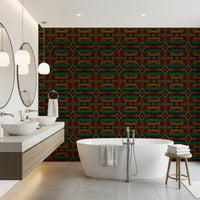 Tapetenbild mit geometrischem Ethno-Muster