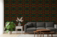 Tapetenbild mit geometrischem Ethno-Muster